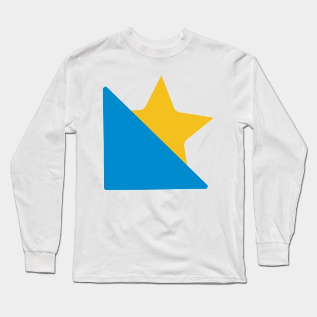The Starry Triangle Long Sleeve T-Shirt by PrintDesignStudios